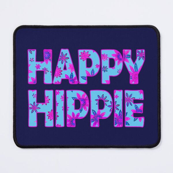 Item preview, Happy Hippie Words Flower Power Free Spirit Hippie Vibes 1 of 4 designed and sold by Beachy.
