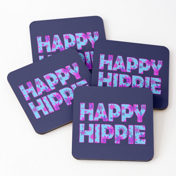 Item preview, Happy Hippie Words Flower Power Free Spirit Hippie Vibes 1 of 4 designed and sold by Beachy.