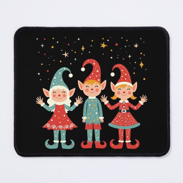 Item preview, Cute Christmas Elves Illustration - Holiday-Themed Design - Dwarfs designed and sold by tarzbol.