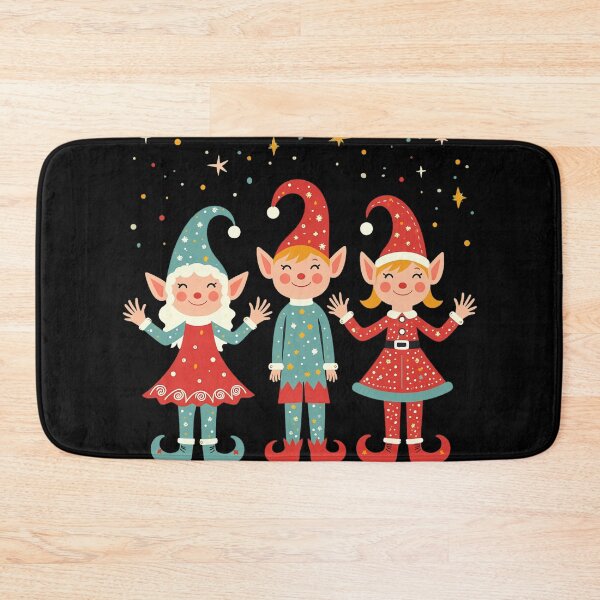 Item preview, Cute Christmas Elves Illustration - Holiday-Themed Design - Dwarfs designed and sold by tarzbol.