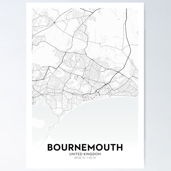 Item preview, Bournemouth City Map designed and sold by OrtaMaps.