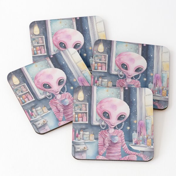Item preview, Alien Series - Morning Coffee designed and sold by Shopatmarlow.