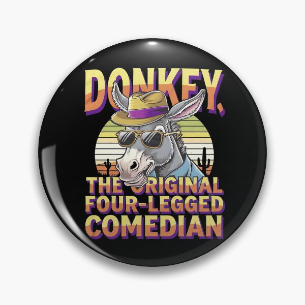 Item preview, Donkey comedian - Donkey silhouette - Donkeys are awesome - Donkey charms - Donkey nature designed and sold by JansenGS.