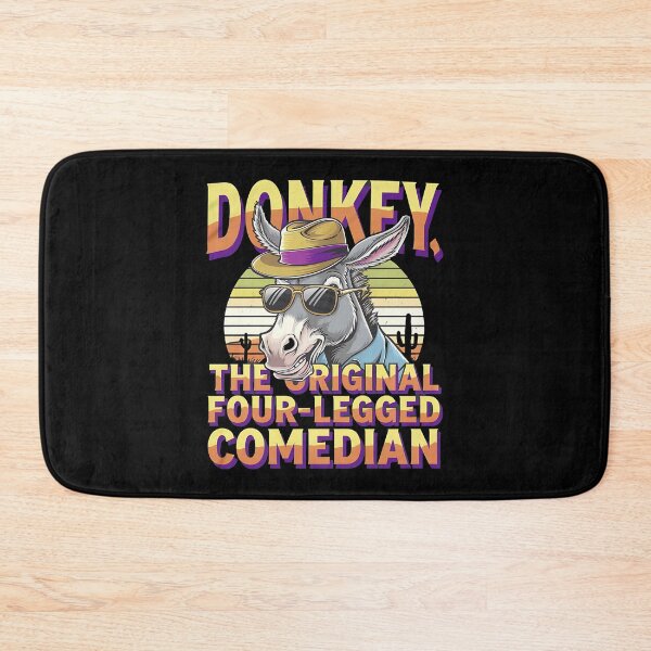 Item preview, Donkey comedian - Donkey silhouette - Donkeys are awesome - Donkey charms - Donkey nature designed and sold by JansenGS.