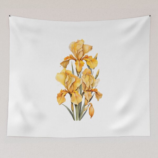 Item preview, Yellow Iris designed and sold by HOMETOWN86.