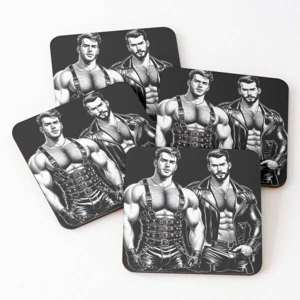 Artikelvorschau, Gay Hot Leather Daddies Leder Pride Grafikdesign entworfen und verkauft von ItsAKinkThing.