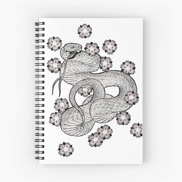 Item preview, Snake and Cherry blossoms designed and sold by Declan TIGER.