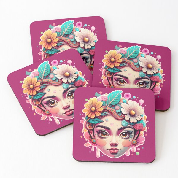 Item preview, Flowers and Girl designed and sold by KiraChie.