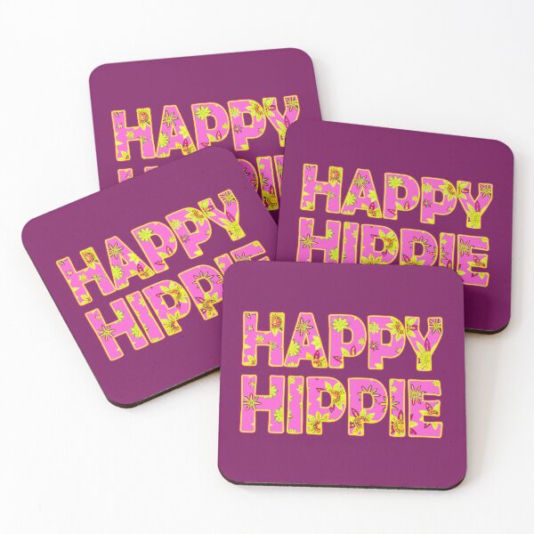 Item preview, Happy Hippie Words Flower Power Free Spirit Hippie Vibes 2 of 4 designed and sold by Beachy.