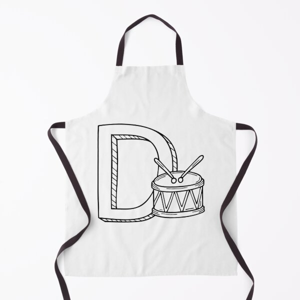 Item preview, A Drum beside letter D designed and sold by rasagamastore.