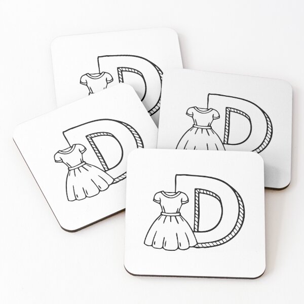 Item preview, A Dress beside letter D designed and sold by rasagamastore.