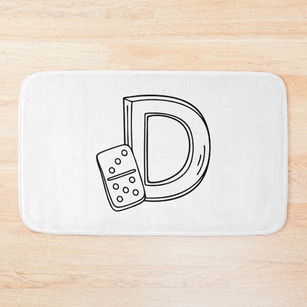 Item preview, Domino cards beside letter D designed and sold by rasagamastore.