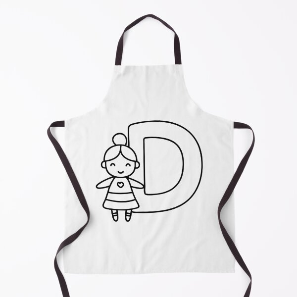 Item preview, A Doll beside letter D designed and sold by rasagamastore.