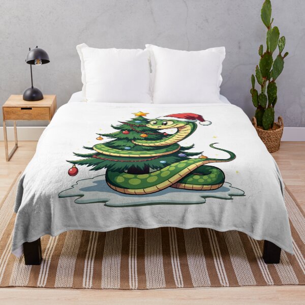 Item preview, snake christmas designed and sold by Krasnovaovaova.