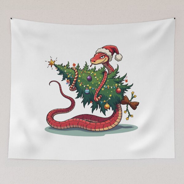 Item preview,  snake christmas designed and sold by Krasnovaovaova.