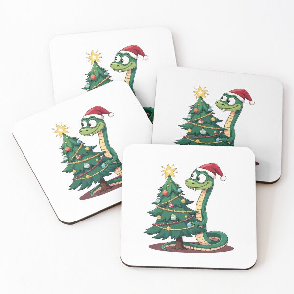 Item preview, snake christmas designed and sold by Krasnovaovaova.