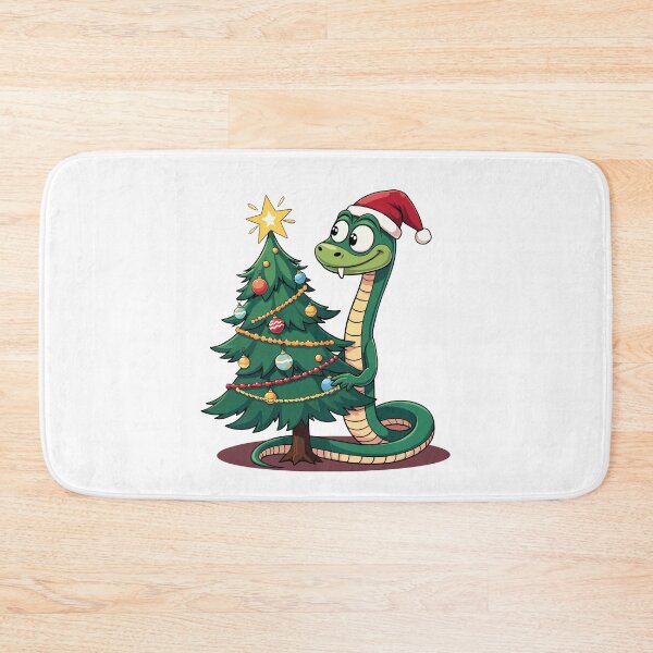 Item preview, snake christmas designed and sold by Krasnovaovaova.