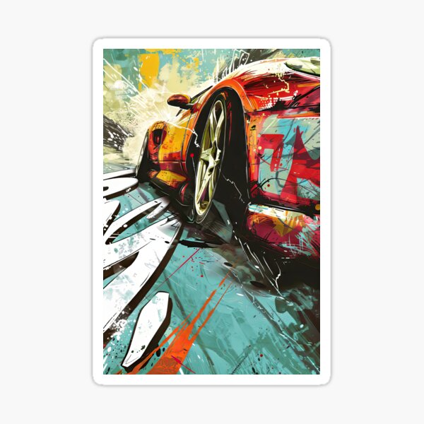 Item preview, Graffiti Car Designs: Colorful Motion designed and sold by Peter's Big Shop.