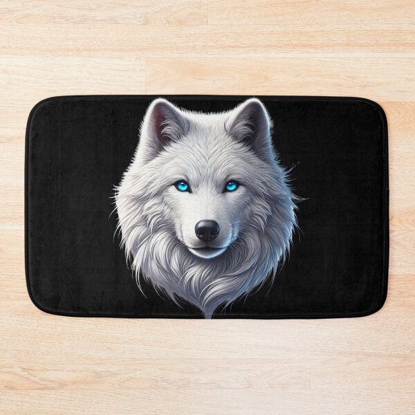Item preview, White Wolf Blue Eyes - Savage Design designed and sold by DreamDwell.