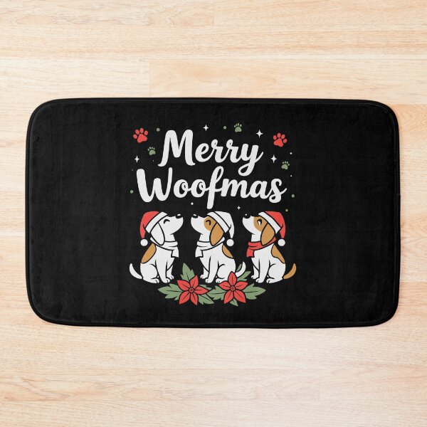 Item preview, Merry Woofmas - Festive Dog Christmas and Stocking Fun designed and sold by tmerchtrends.