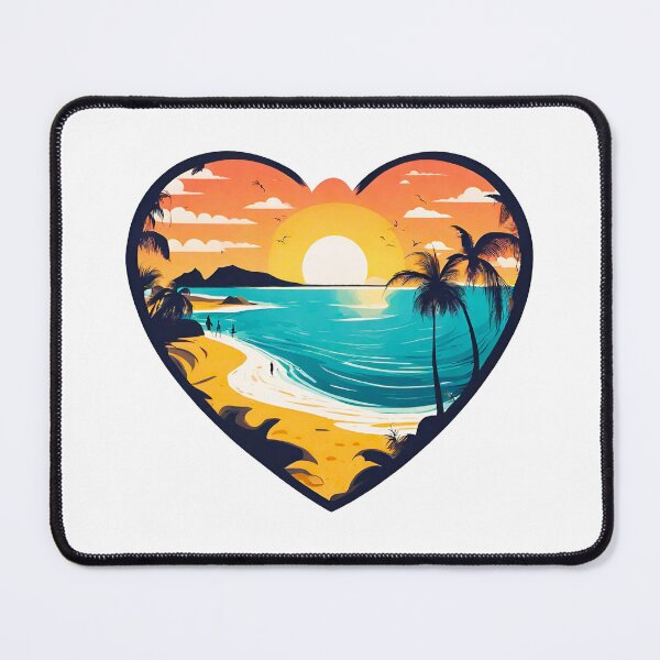 Item preview, Heart-Shaped Dreamy Beachscape 4 designed and sold by Tom-Johnson.