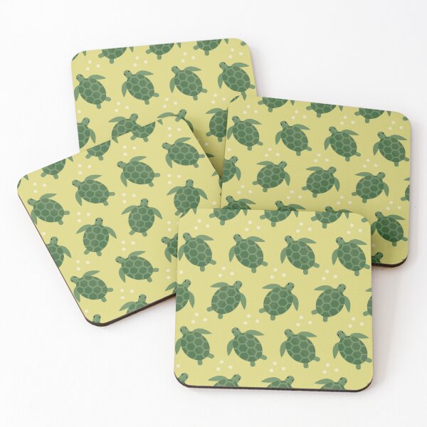 Item preview, Sea turtles on green designed and sold by reneesillus.