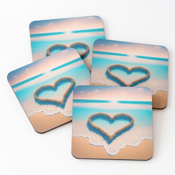 Item preview, Heart-Shaped Dreamy Beachscape 5 designed and sold by Tom-Johnson.