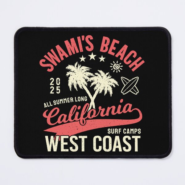 Item preview, Swami's Beach Surf Camp Surfing San Diego County West Coast California designed and sold by eclecTEEq.