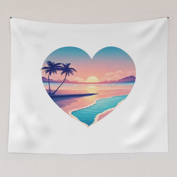 Item preview, Heart-Shaped Dreamy Beachscape 7 designed and sold by Tom-Johnson.
