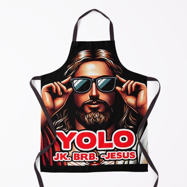 Item preview, YOLO JK BRB Jesus designed and sold by plushism.