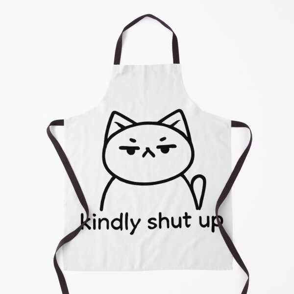 Item preview, Kindly shut up cat designed and sold by KockyNaTriku.