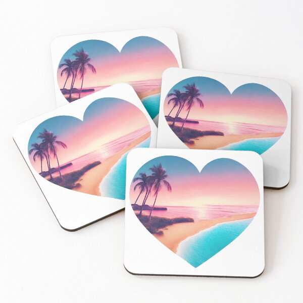 Item preview, Heart-Shaped Dreamy Beachscape 8 designed and sold by Tom-Johnson.