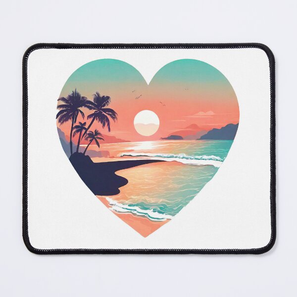 Item preview, Heart-Shaped Dreamy Beachscape 9 designed and sold by Tom-Johnson.