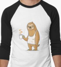 Monday Morning Depresso Men's Baseball ¾ T-Shirt
