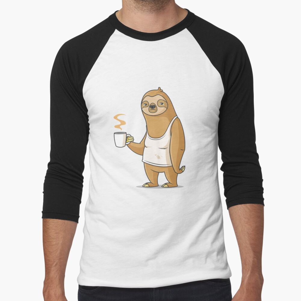 Monday Morning Depresso Baseball ¾ Sleeve T-Shirt