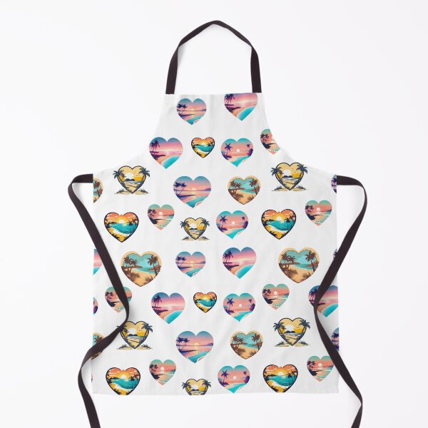 Item preview, Heart-Shaped Dreamy Beachscape Pattern 2 designed and sold by Tom-Johnson.