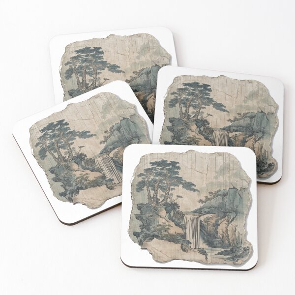 Item preview, Hokusai style -Tour of waterfalls in various provinces (waterfalls) designed and sold by edisonnn.
