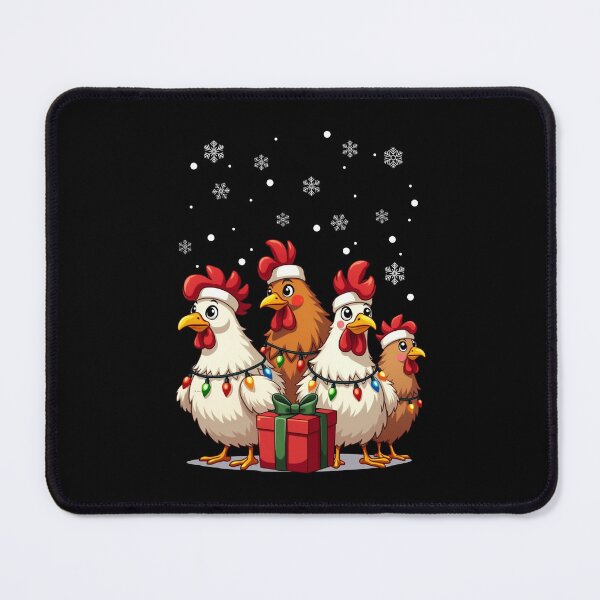 Item preview, Christmas Lights Chicken Santa Funny Xmas designed and sold by Blok45.