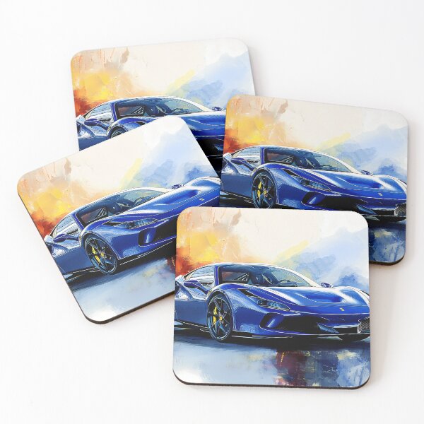 Item preview, Blue Ferrari F8 II designed and sold by AutoPopStudio.