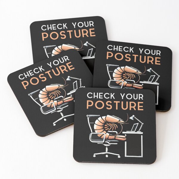 Item preview, Shrimp Check Your Posture designed and sold by Me-Meme.