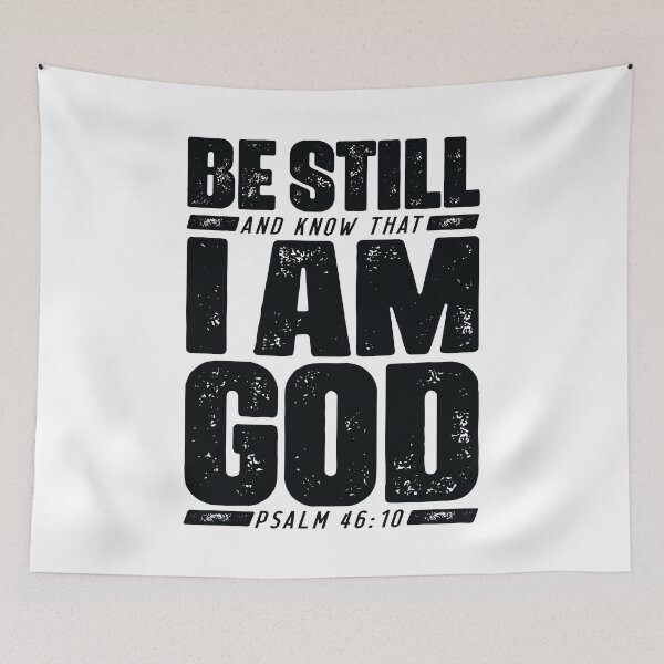 Item preview, Psalm 46:10 Be Still And Know That I Am God designed and sold by plushism.