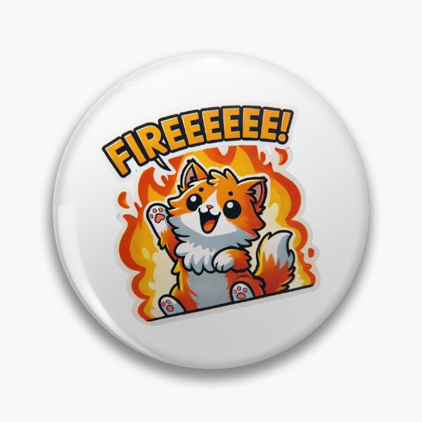 Item preview, Fireeee cat designed and sold by KockyNaTriku.
