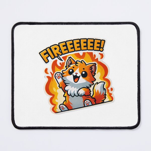 Item preview, Fireeee cat designed and sold by KockyNaTriku.