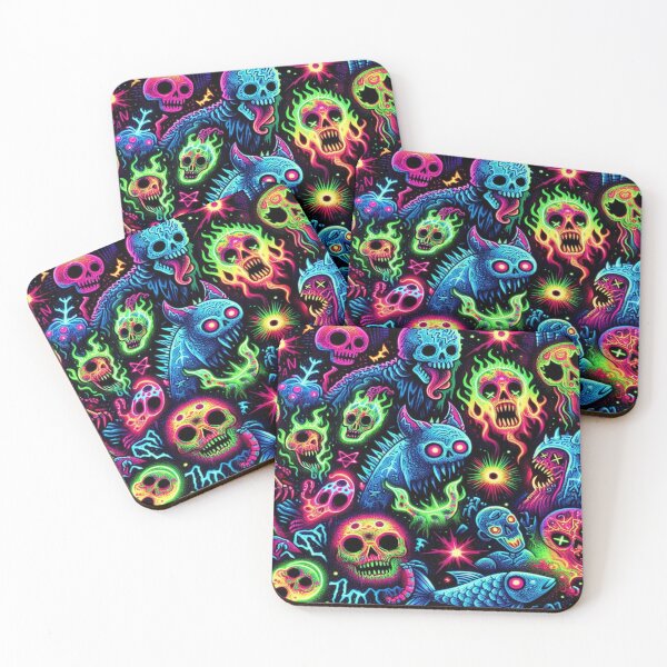 Item preview, Super Doodle of Zombie Animals, Radioactive Fish, and Ghostly Shadows designed and sold by Imaginarium of Chaos falcon88 .