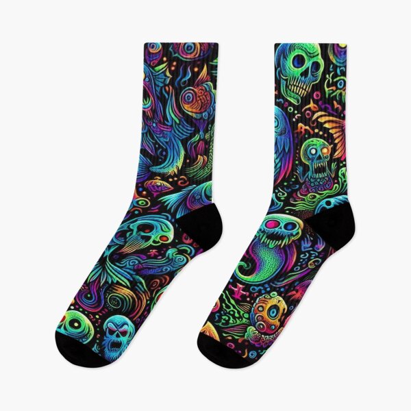 Item preview, Radioactive Fishes and Zombie Ghost Animals in an Infernal Scene designed and sold by Imaginarium of Chaos falcon88 .