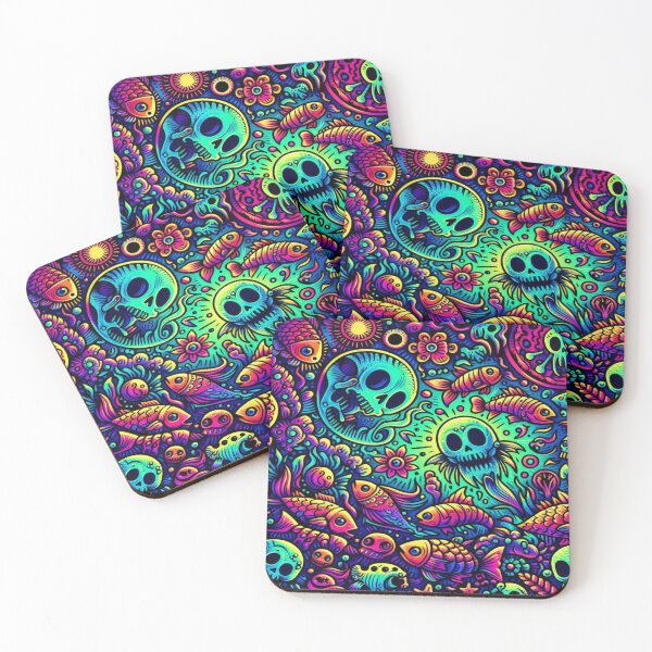 Item preview, Zombie Animals and Radioactive Fish with Fiery Hell Shadows designed and sold by Imaginarium of Chaos falcon88 .