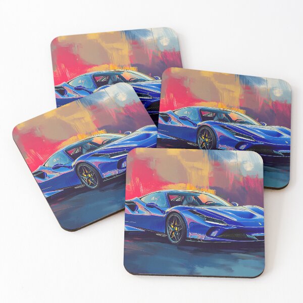 Item preview, Blue Ferrari F8 III designed and sold by AutoPopStudio.