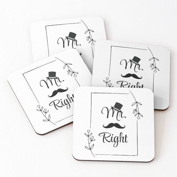 Item preview, Mr. Right witty typography with top hat designed and sold by CWT-JustforFun.