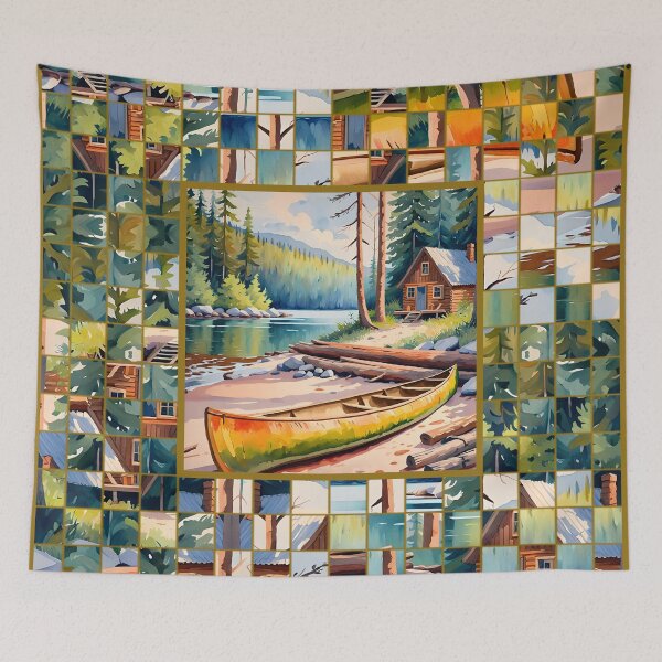 Item preview, Wilderness Hideaway 1 - Framed designed and sold by Finding Fortuity.