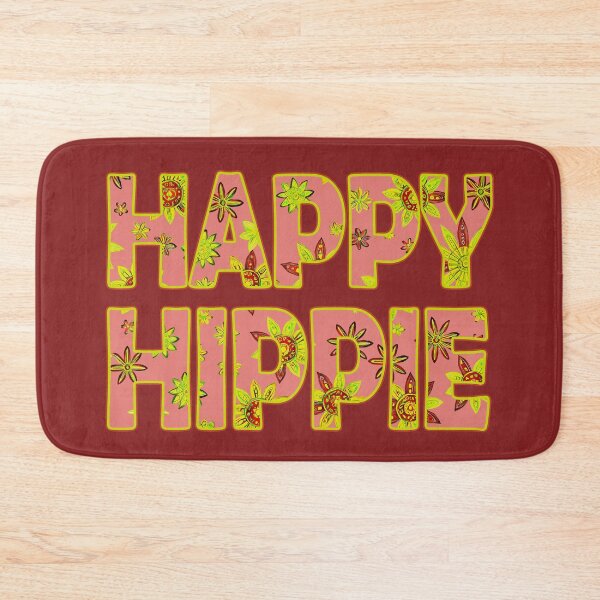 Item preview, Happy Hippie Words Flower Power Free Spirit Hippie Vibes 4 of 4 designed and sold by Beachy.
